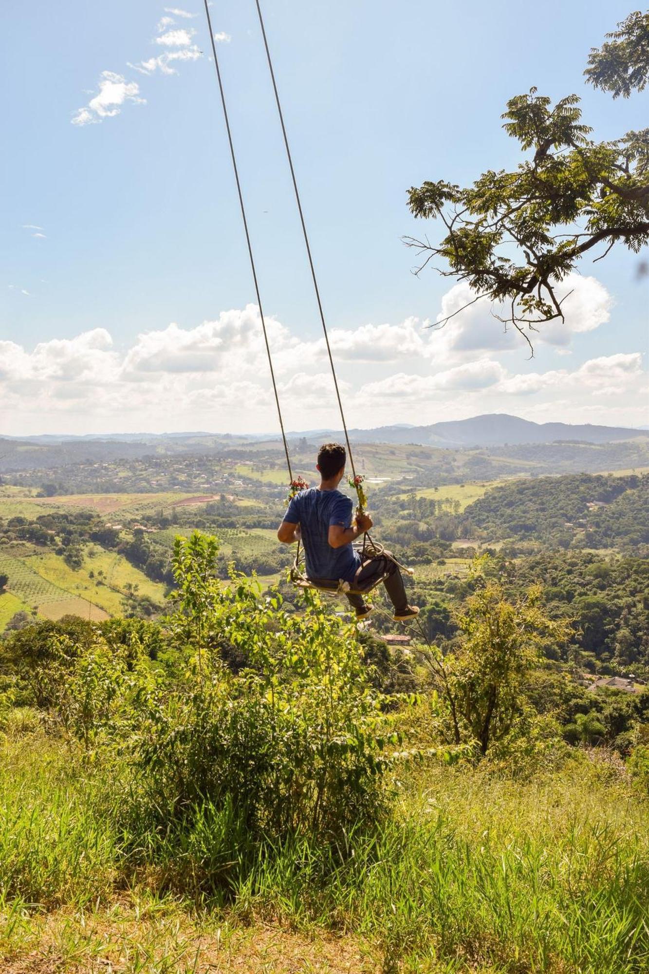 Casa De Campo Araxa Na Montanha Com Piscina Piracaia Exteriör bild